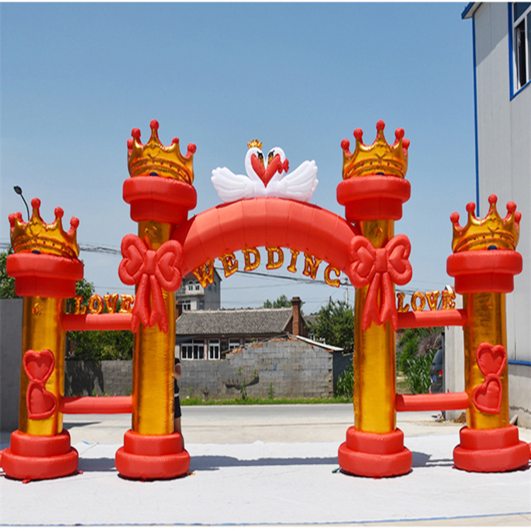 牡丹江节日大型充气拱门