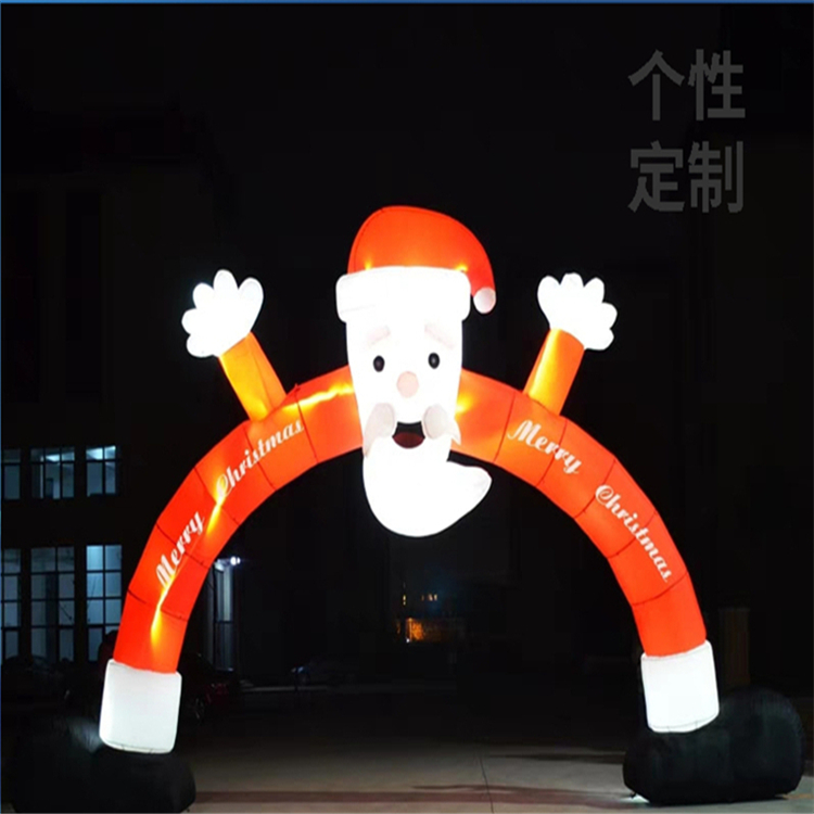 牡丹江圣诞老人特色拱门
